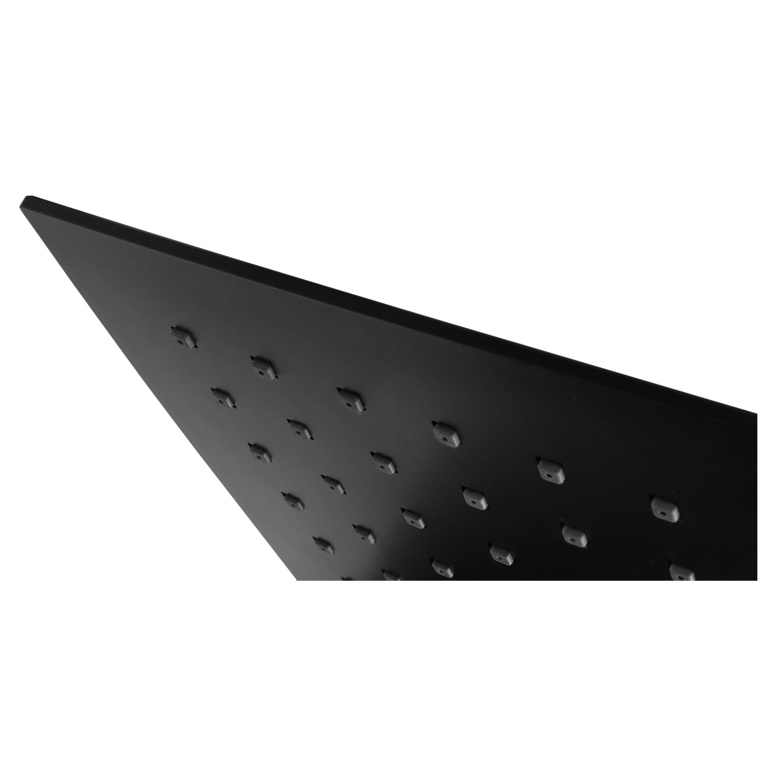 Differnz Thermoline opbouw regendouche vierkant 25cm mat zwart