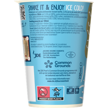 D.E Ice Decaf Latte 230 ml