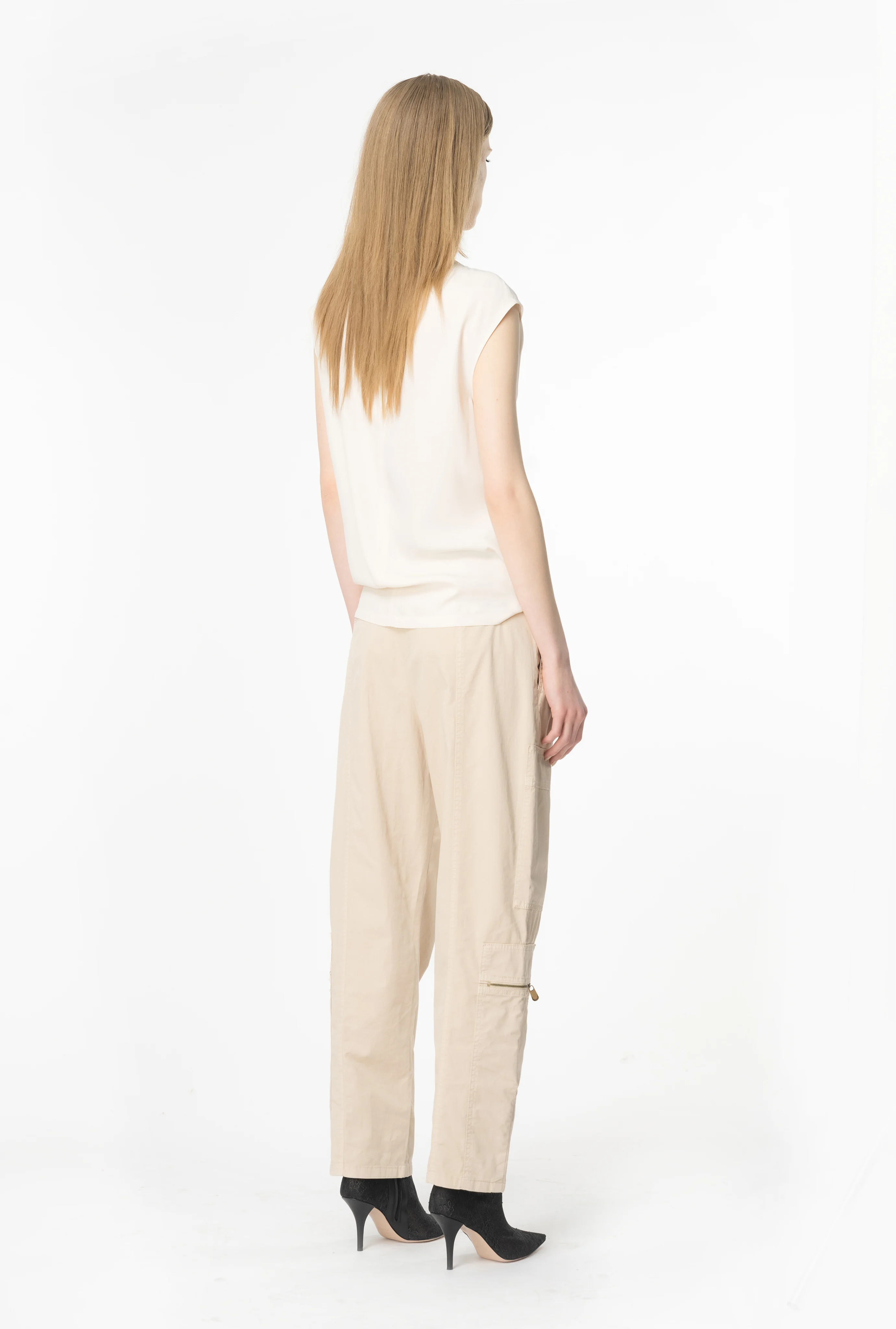 Top avec nœud | Rose