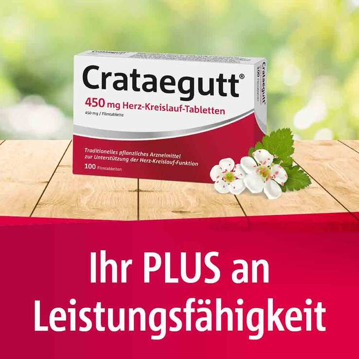 Crataegutt 450 mg Herz-Kreislauf-Tabletten, 60 St
