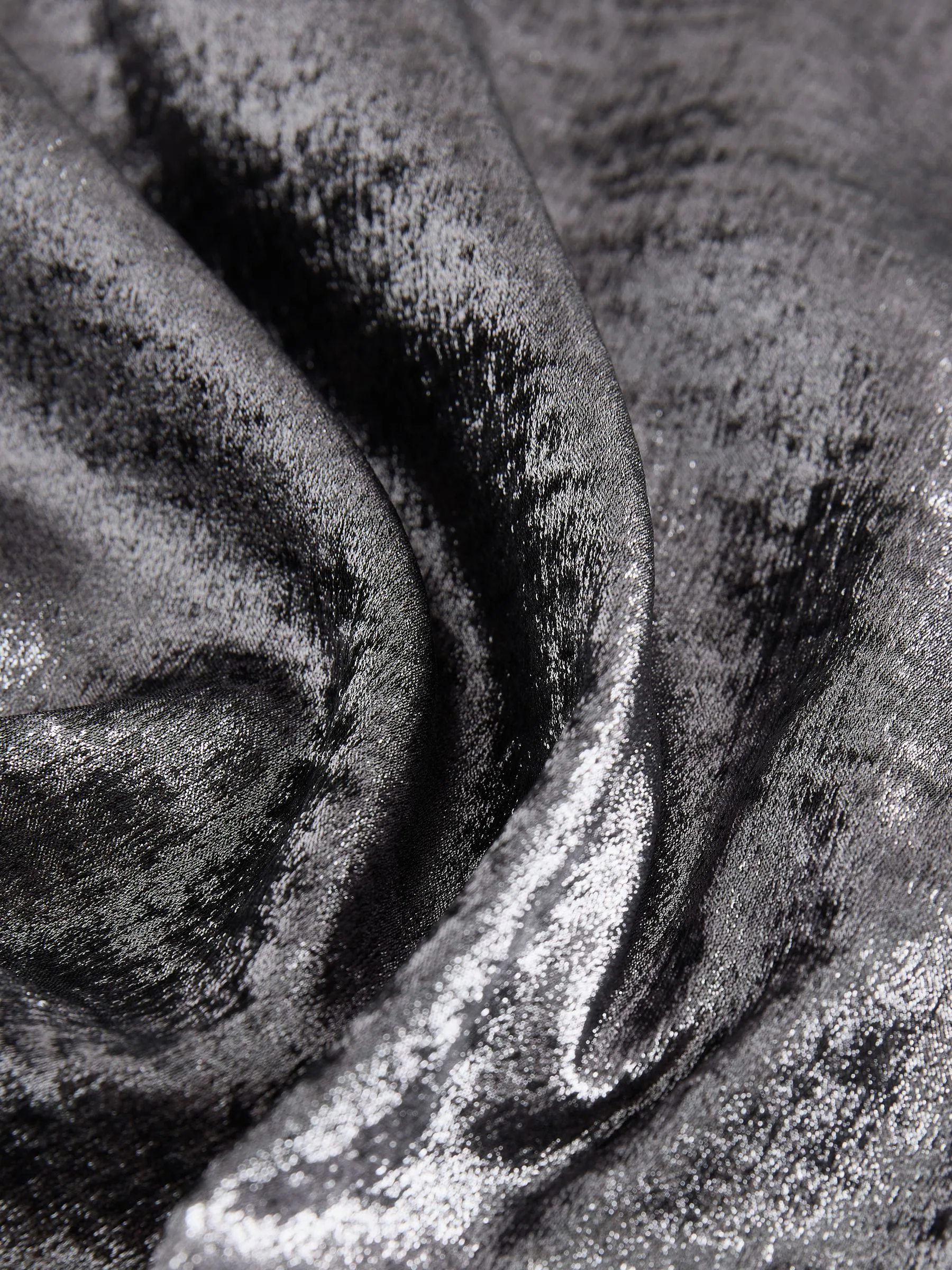 Zilver - Metallic shelltop