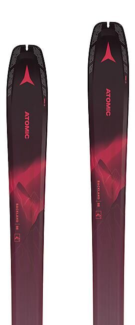 ATOMIC - SKI RANDO BACKLAND 88 W MAROON RED/GY