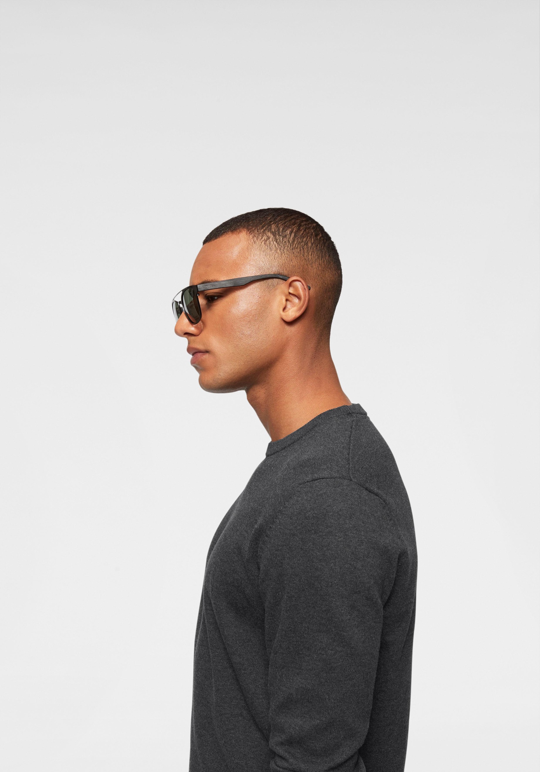 Jack & Jones Rundhalspullover »JJEBASIC mit Rundhals, ideal für Job und Freizeit«, unifarben, modisch, slim fit, Baumwolle, Rundhals