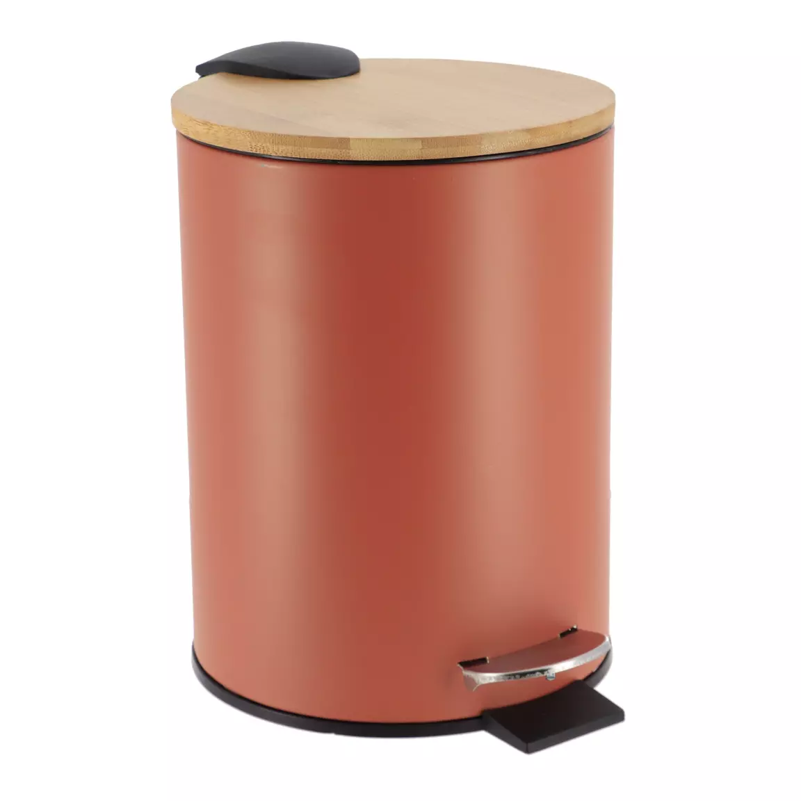 Poubelle à pédale avec frein de chute Timeless Terracotta