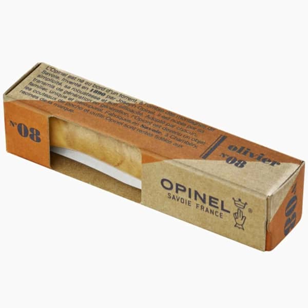 Couteau randonnée OPINEL N°8 INOX OLIVIER UNI