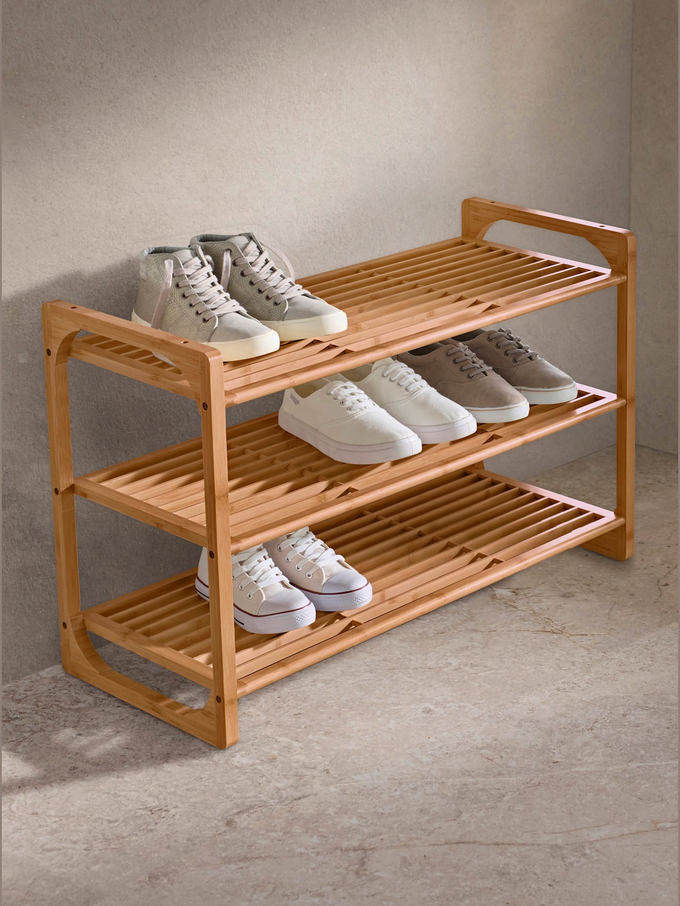 Étagère à chaussures style sobre et discret