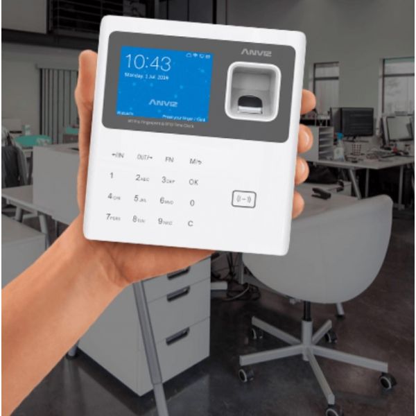 Anviz Terminal de Controlo de Presença (Impressões digitais, cartões RFID e teclado)