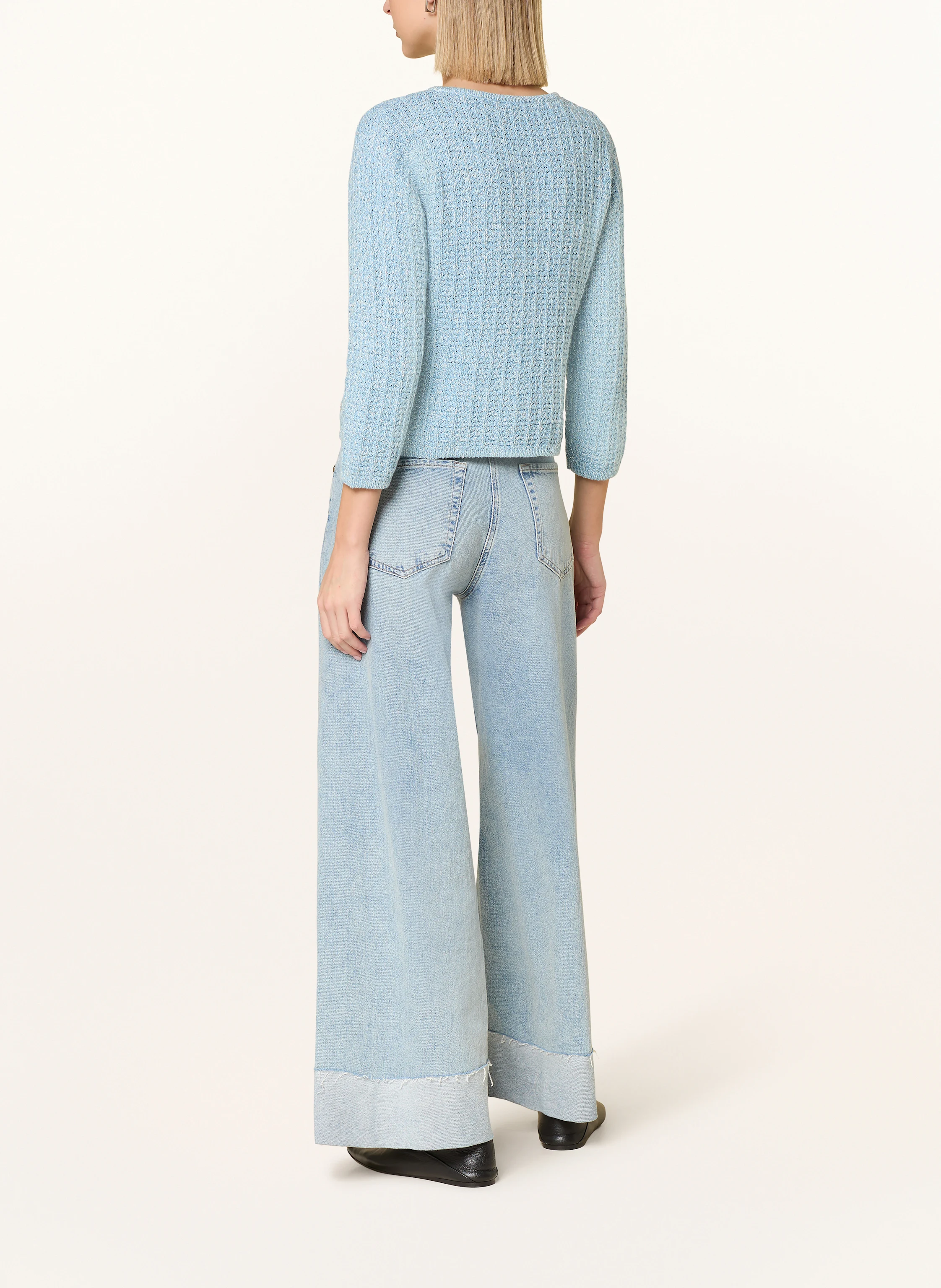 monari Strickjacke mit Glitzergarn