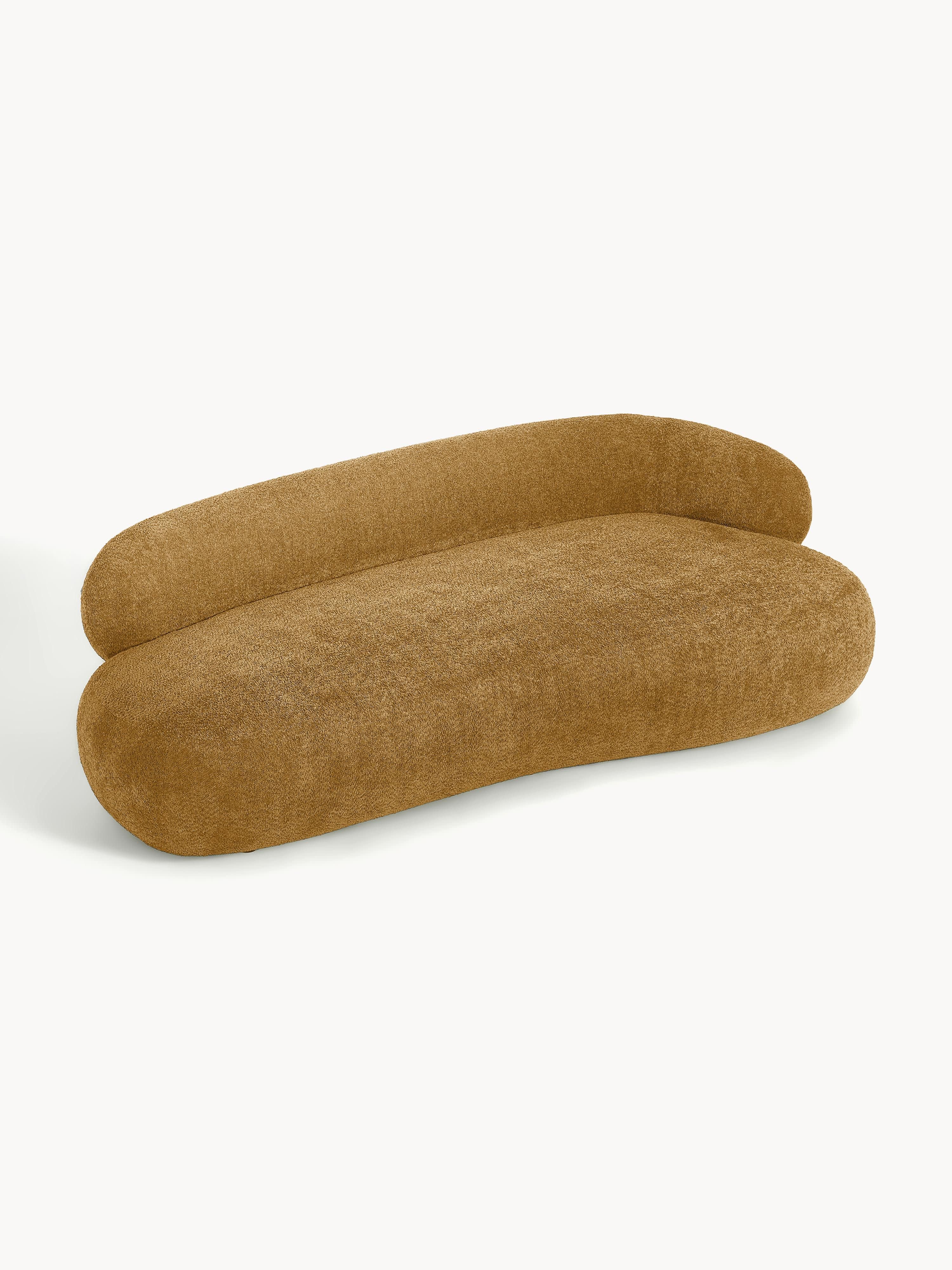 Bank Alba (3-zits) uit teddy bouclé