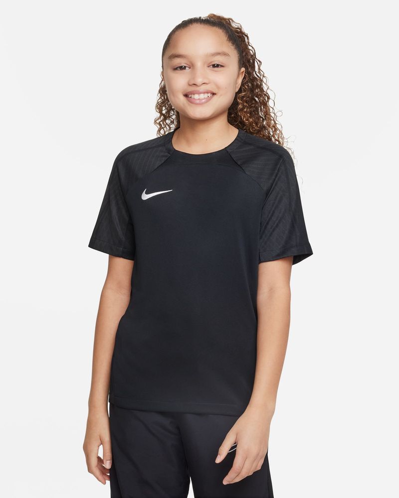 Maillot de football Nike Strike III Noir pour enfant