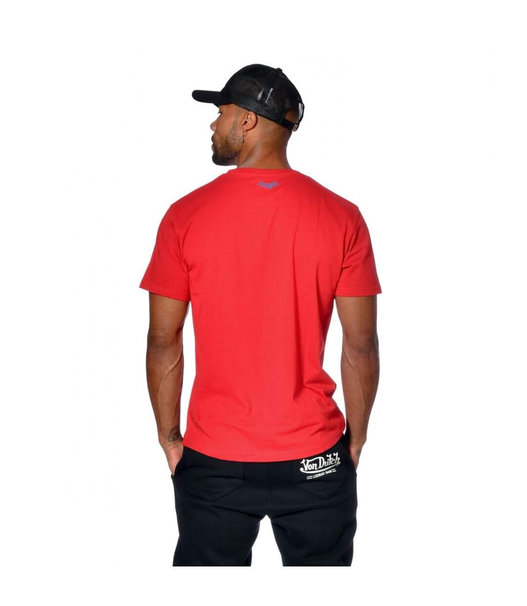 T-shirt Von Dutch homme col rond print devant Bruce