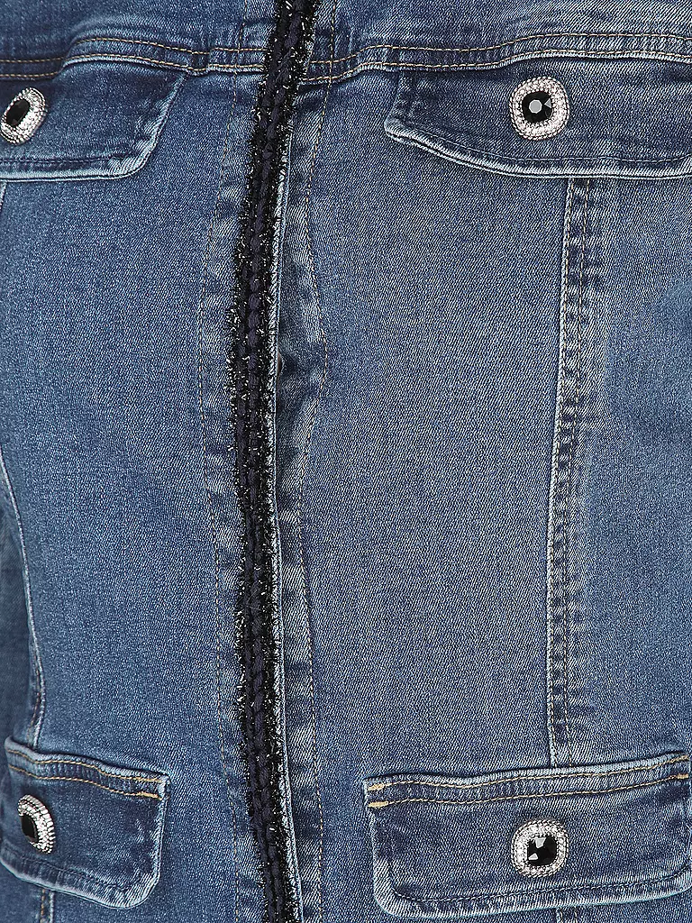 LIU JO Jeansjacke GIACCA BRAID blau