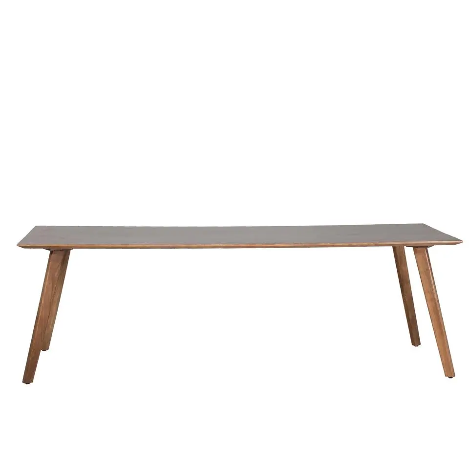 Eettafel Naturel - 240x90x76cm - Mangohout - Tafel Oslo
