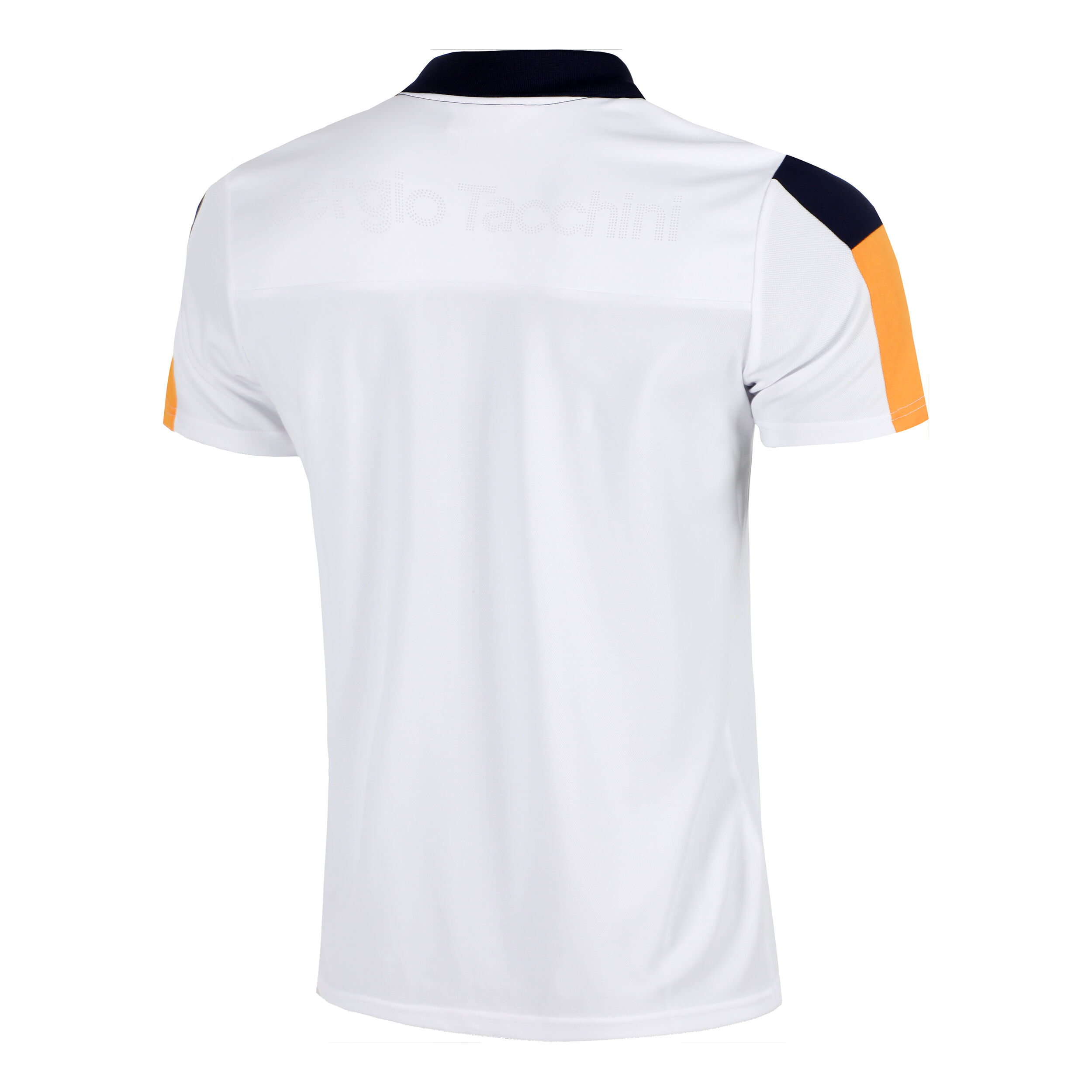Sergio Tacchini Alata Polo Hommes - Blanc , Abricot