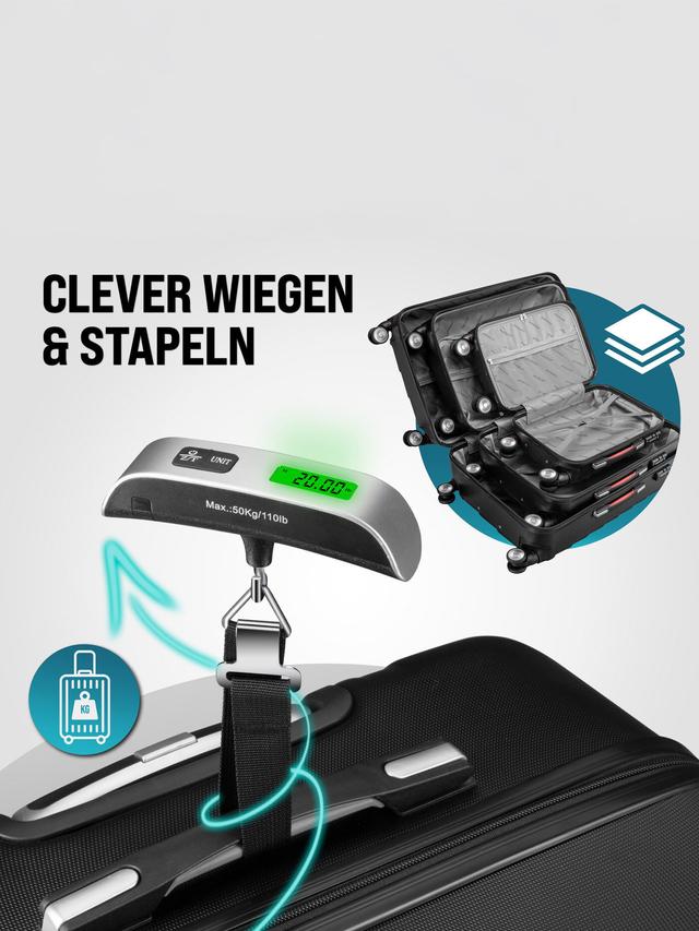 Komfortables reisen mit 3-teiligem Kofferset