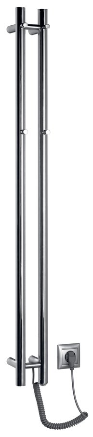 Sapho Papinado elektrische handdoekradiator 10.9x120cm chroom 40W