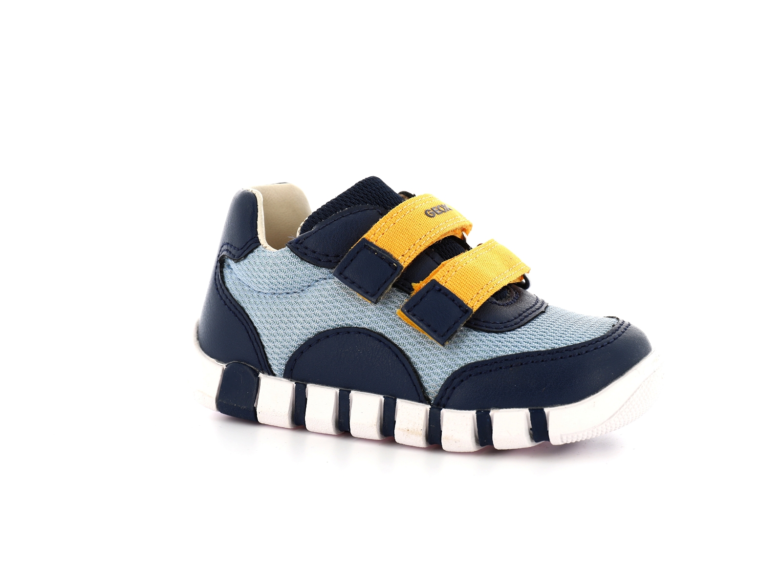 Geox-B IUPIDOO BOY B3555C Matières combinées Bleu-Jaune