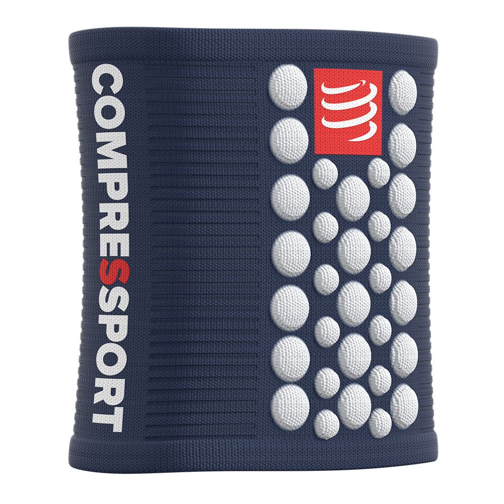 Compressport SWEATBANDS 3D.DOTS - Poignets-éponges blue/white