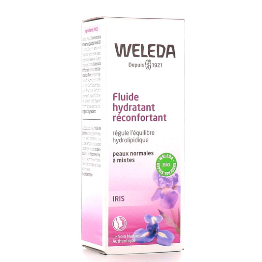 Fluide visage hydratant et réconfortant Weleda