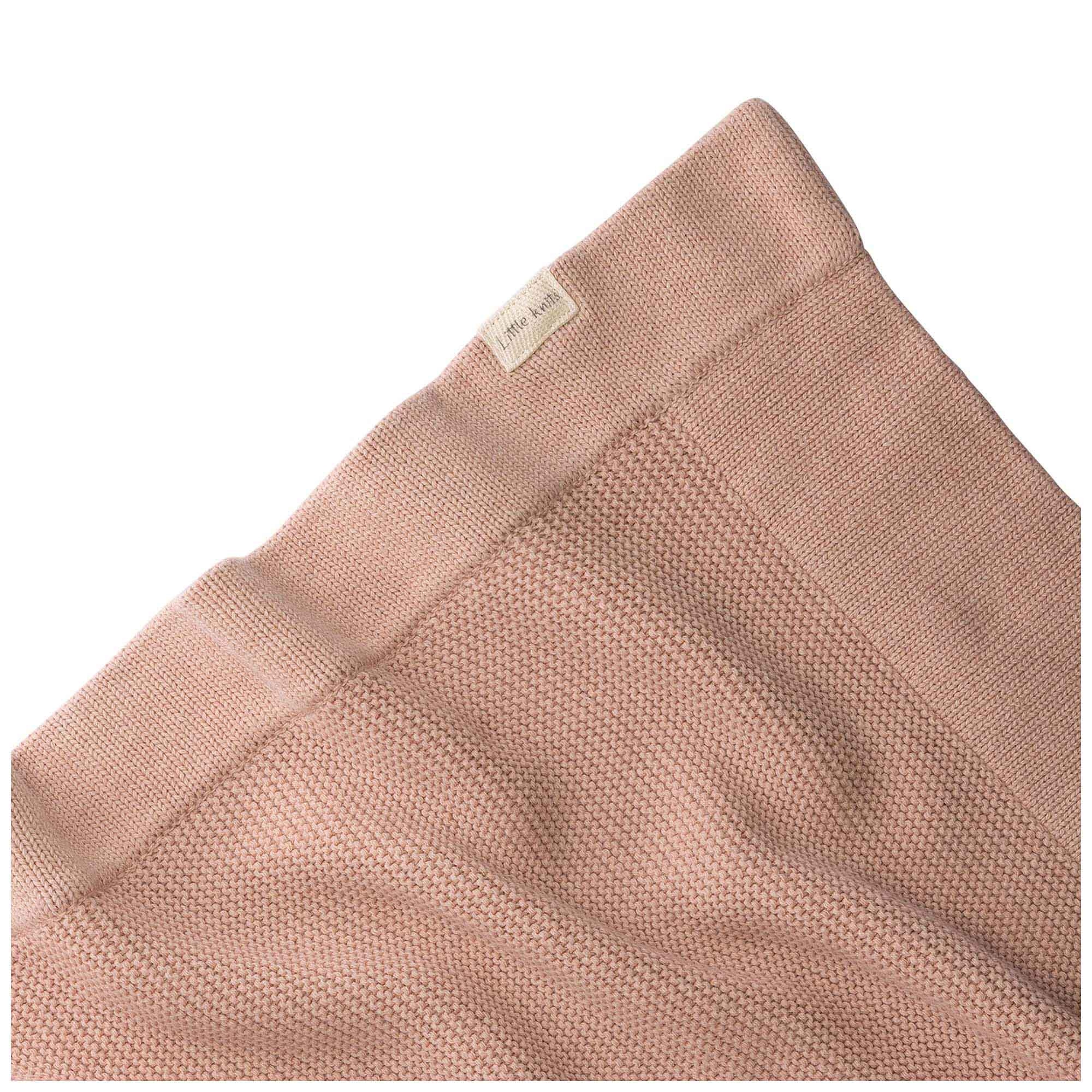 Prénatal ledikantdeken Little Knits roze