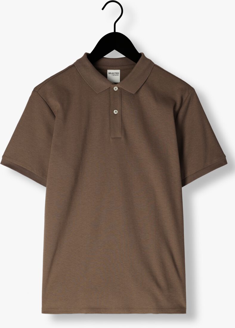 SELECTED HOMME bruine selected homme polo slhslim-toulouse ss polo noos