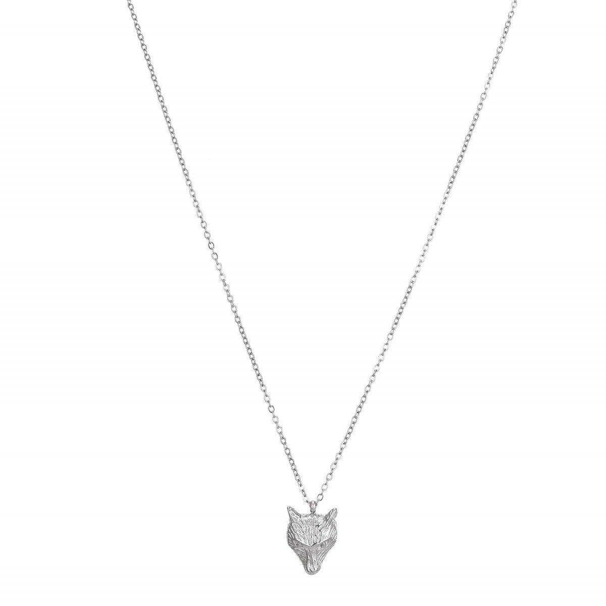 Collier Tête de Loup acier