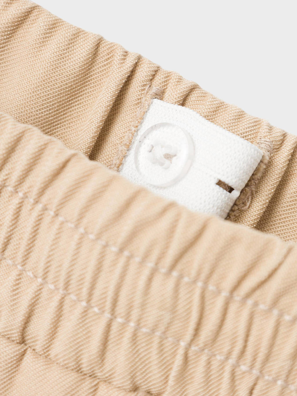 NAME IT loose fit cargobroek NKFBELLA beige
