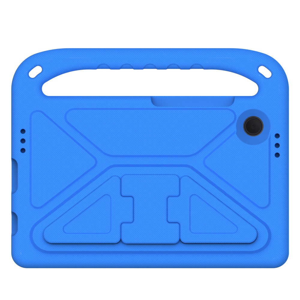 Samsung Galaxy Tab A11 / A9 Stossfeste Kinder Schaumstoff Hülle mit Griff   Kickstand - Blau