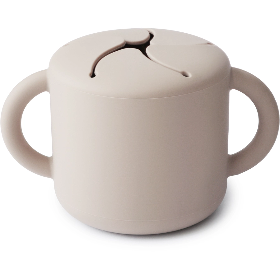 mushie Snackbecher Ivory