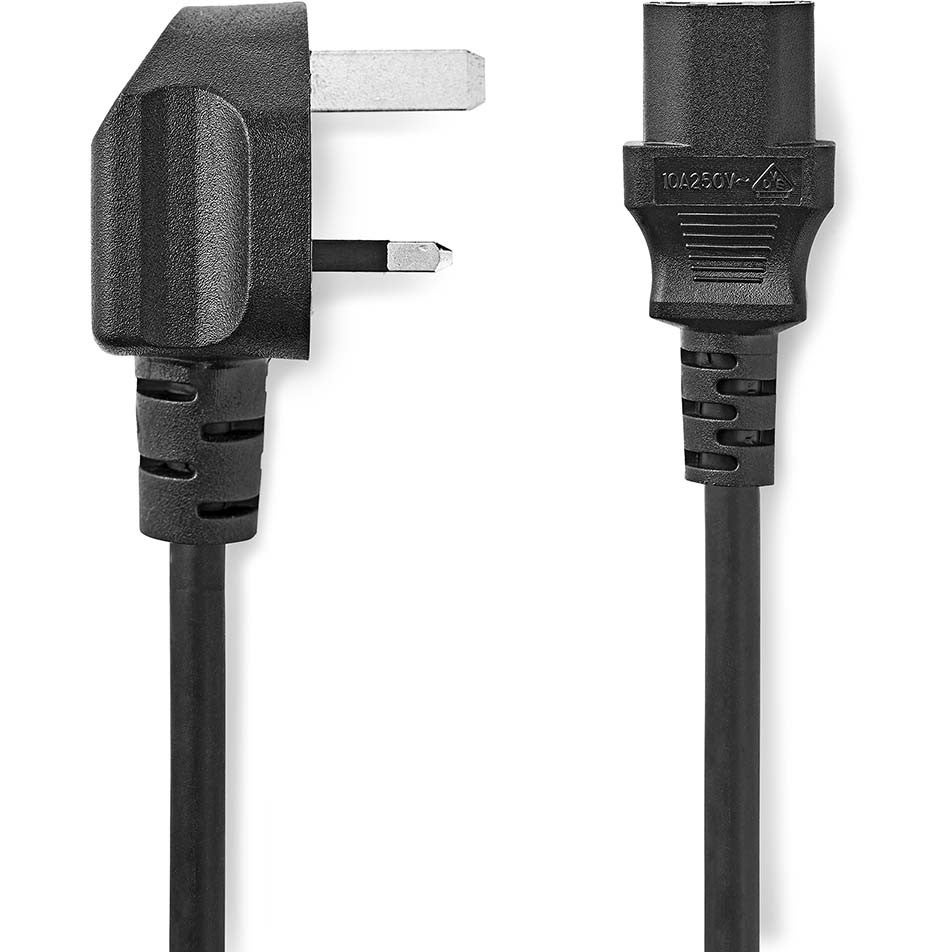 Nedis CEGL11100BK20 stroomkabel UK male naar IEC C13 (2 meter)