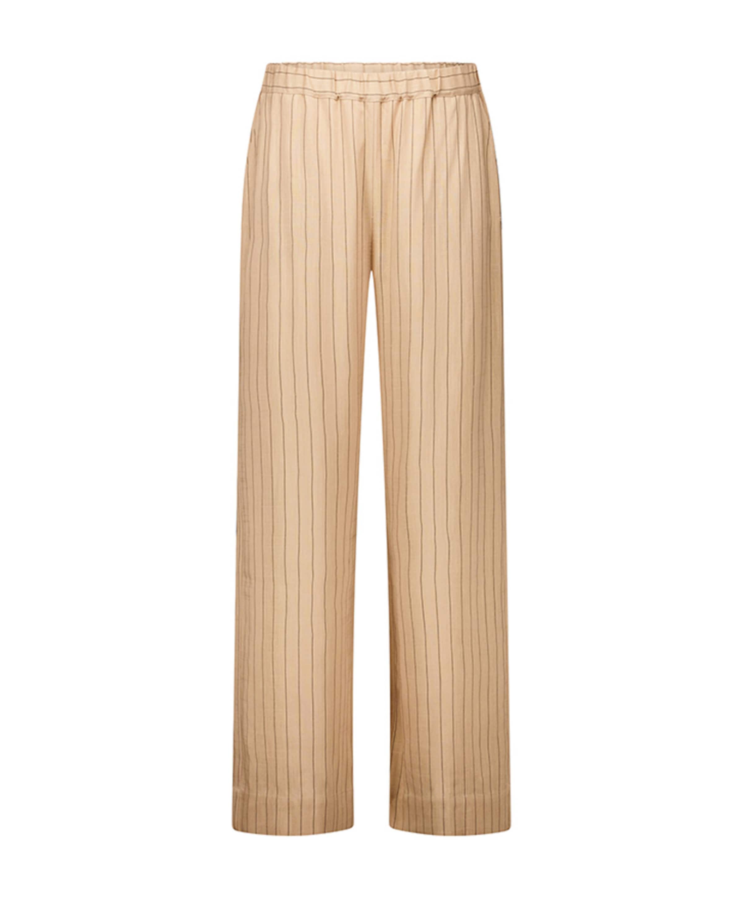 Studio Anneloes Devine stripe dames broek beige
