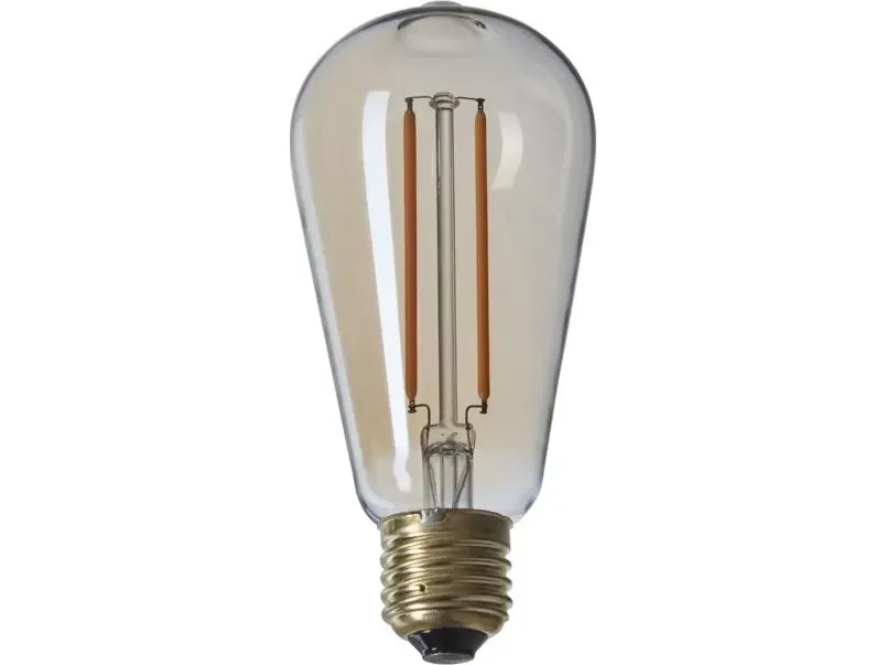 nielsen_light DEKOPÆRE LED 2W DROP DELUXE Ø64 MØRKTONET GLAS
