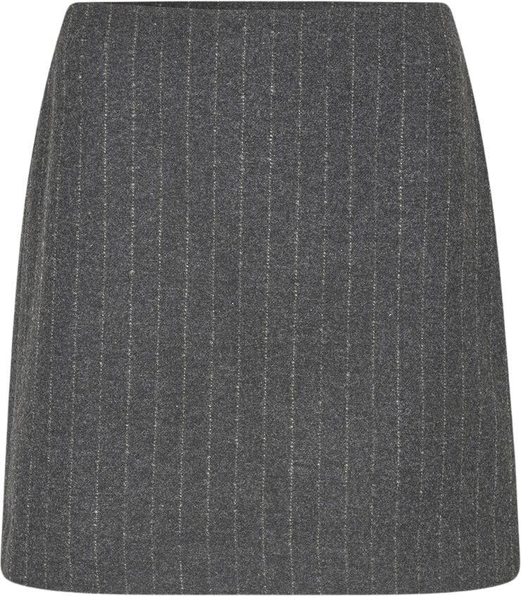 Modström KristolMD Wool skirt Dark grey pinstripe