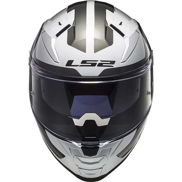 LS2 - Casque FF811 Vector II Metric Blanc / Titanium