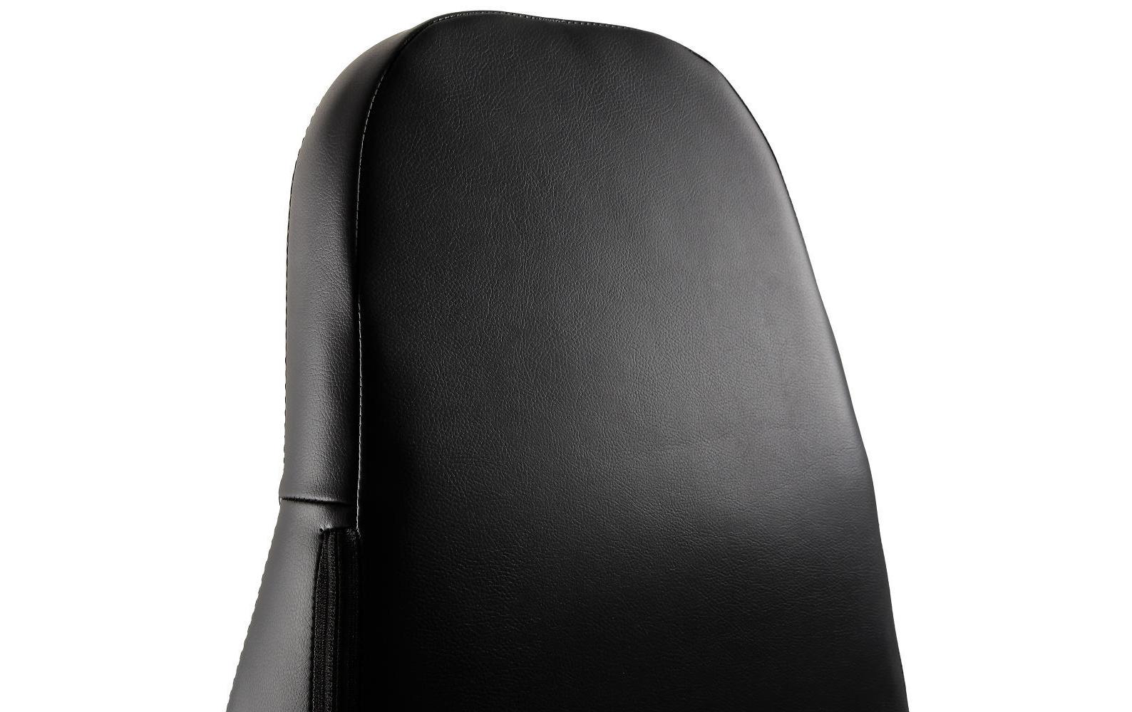 Gaming-Stuhl ICON Echtleder Schwarz<br>Echtleder-Computersessel