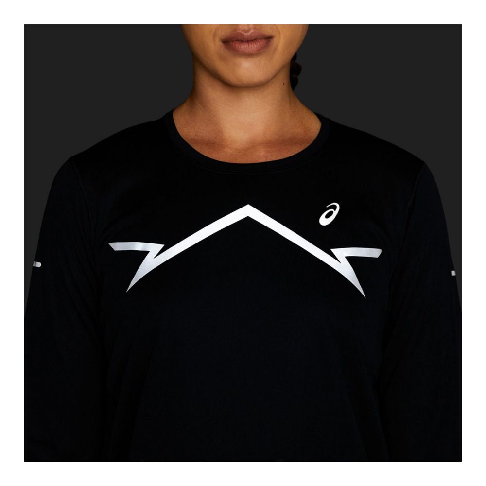 Asics LITE-SHOW - Tee-shirt Femme performance black