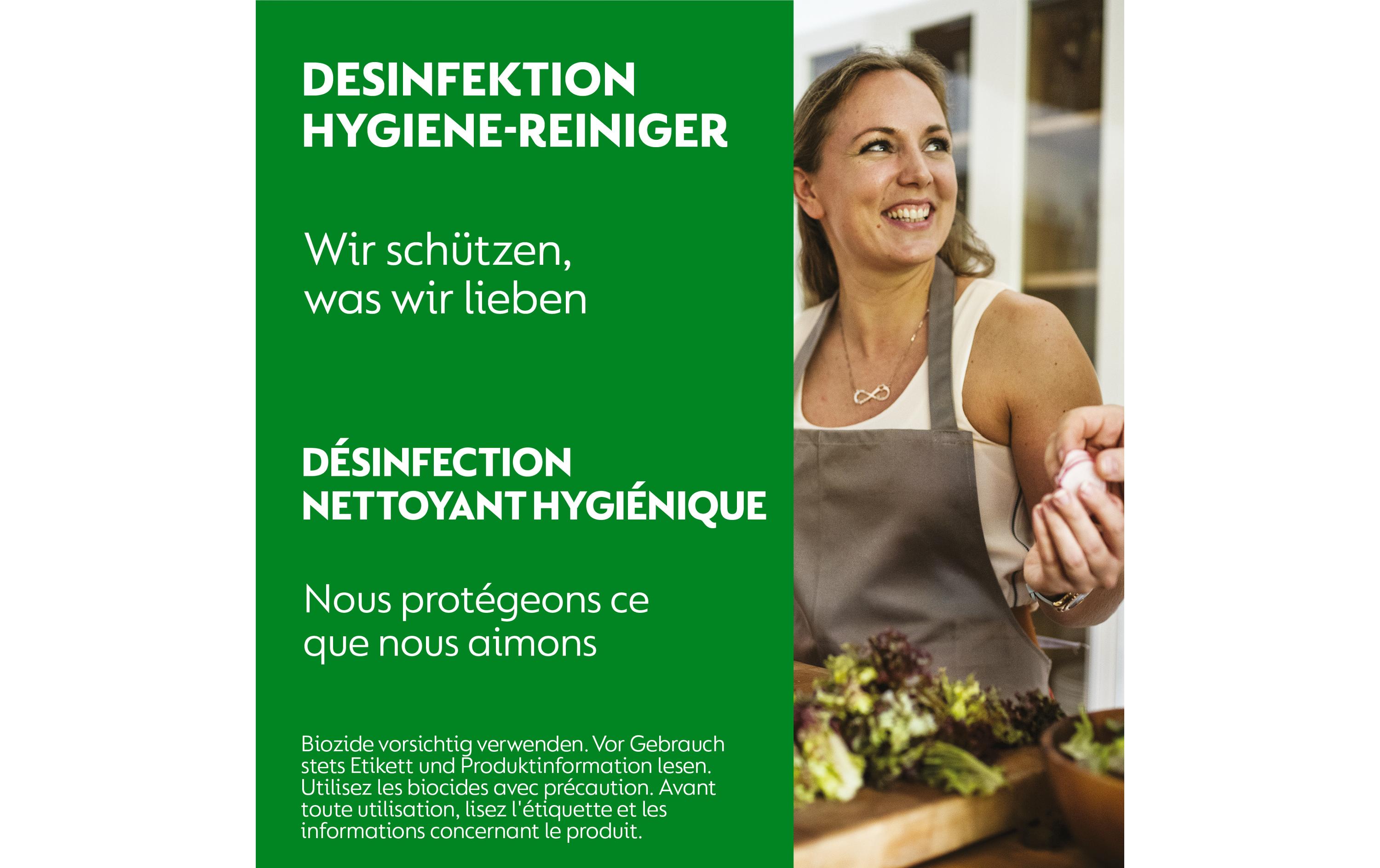 Desinfektion Hygiene-Reiniger 750 mlReinigungsspray gegen Salmonellen, Viren und Pilze