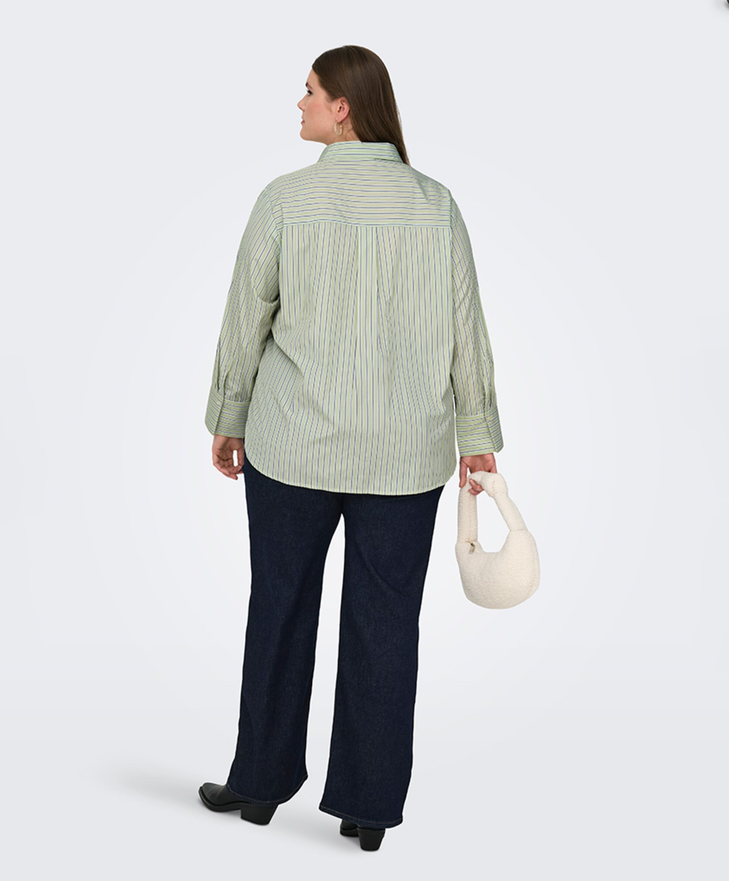 Only Carmakoma Dames blouse groen