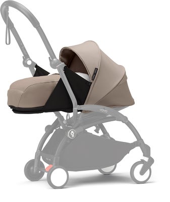 Stokke YOYO 3 Sportsvogn inkl. Newborn Pack, Taupe/White