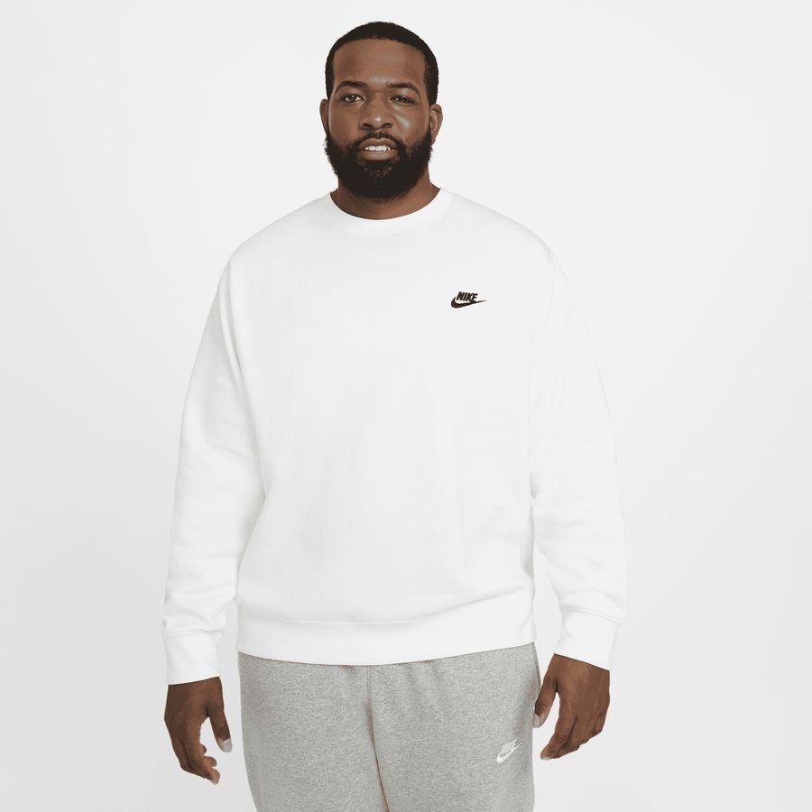 Nike Sweat Crew NSW Club - Blanc