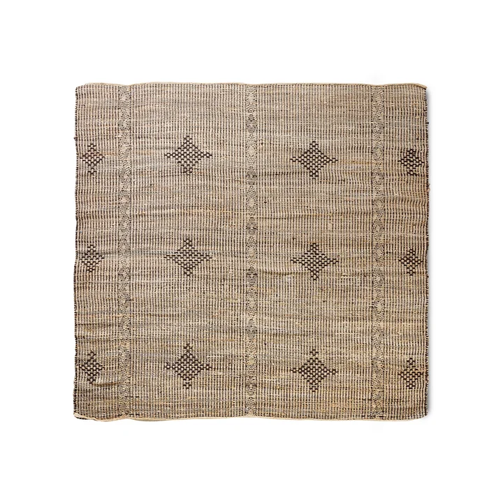 HKliving - Jute Teppich, 200 x 200 cm, rustic