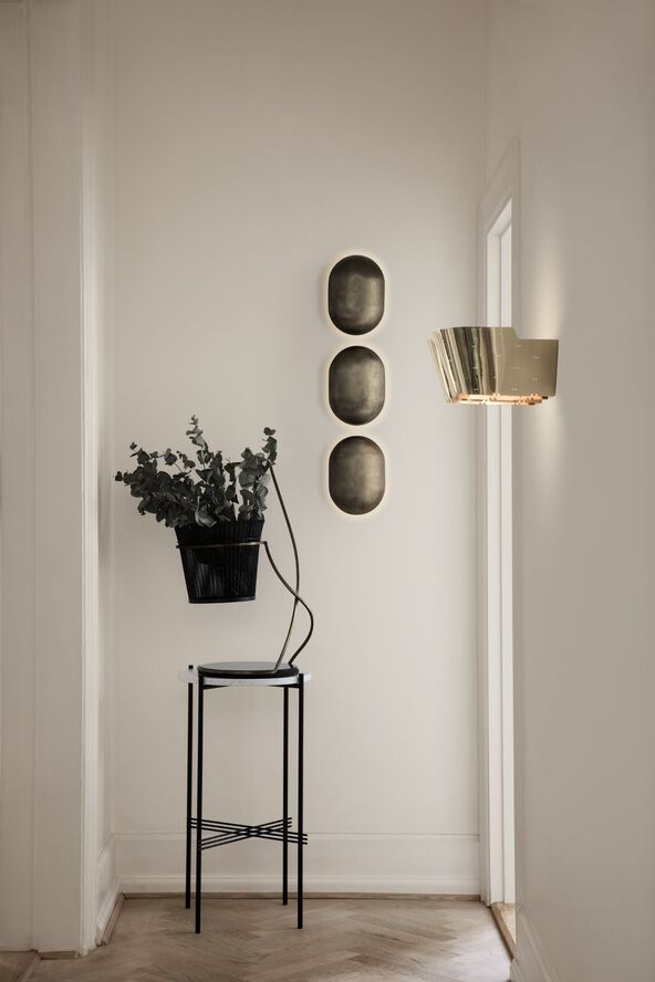 Gubi 9464 Wall lamp - Brass base Guld