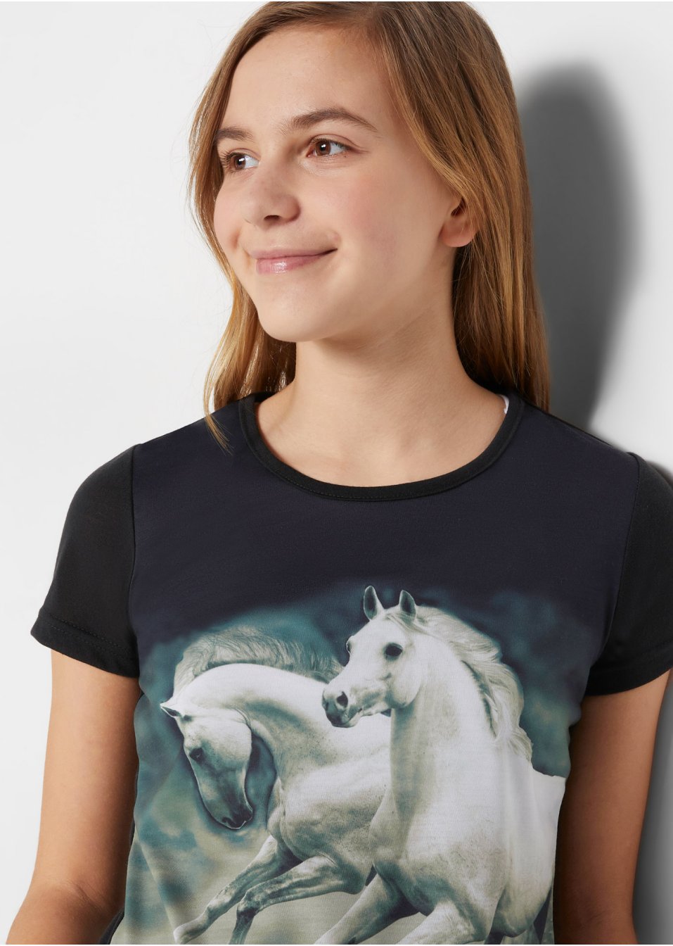 T-shirt fille à imprimé photo