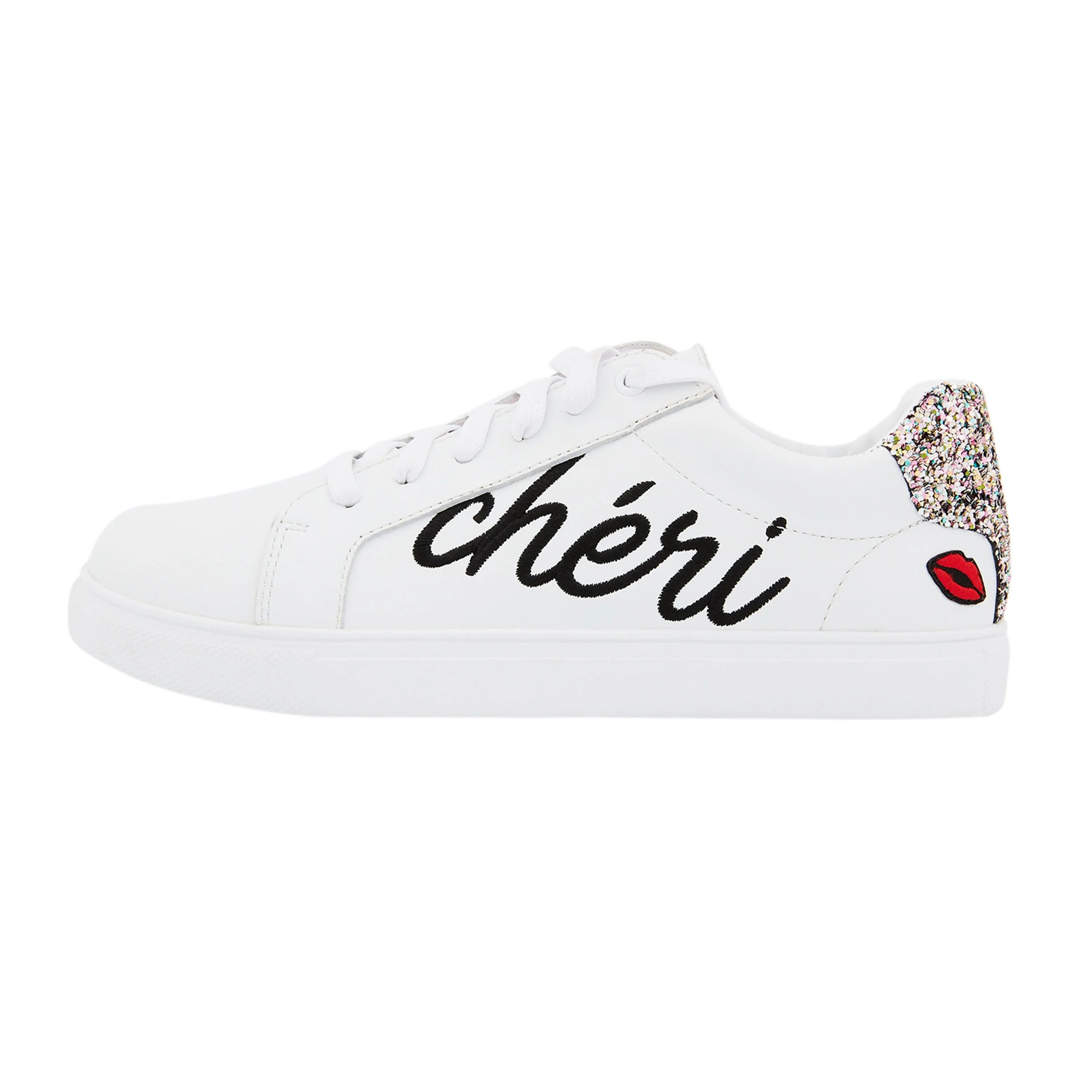 SIMONE CHÉRI - Sneakers en cuir | Blanc