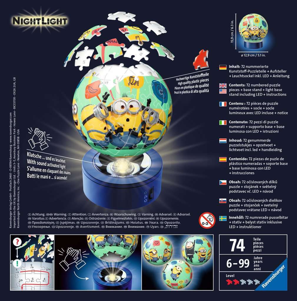 Ravensburger Spiel Nachtlicht Minions 2