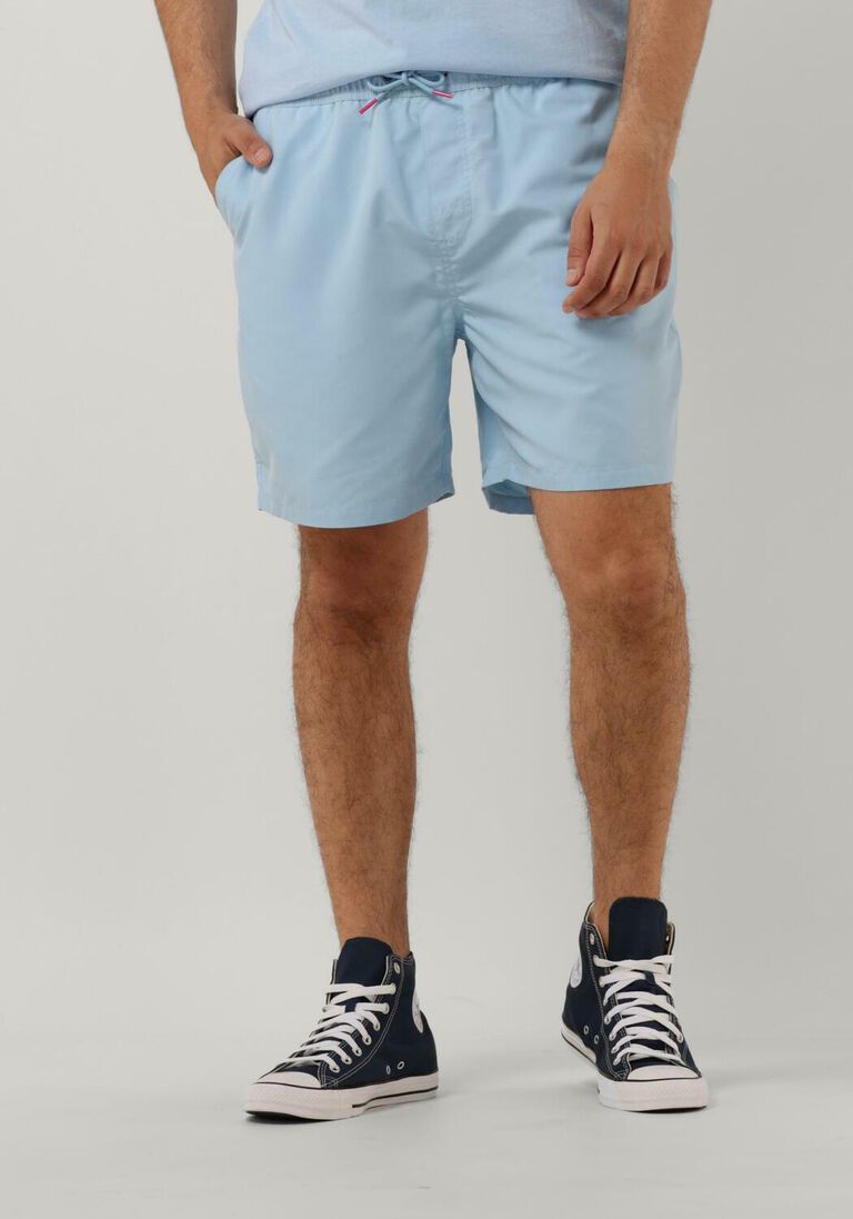 SCOTCH & SODA lichtblauwe scotch & soda  mid length - solid swimshort