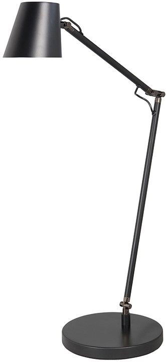 Tafellamp Zwart Metallic B30 x D18 cm