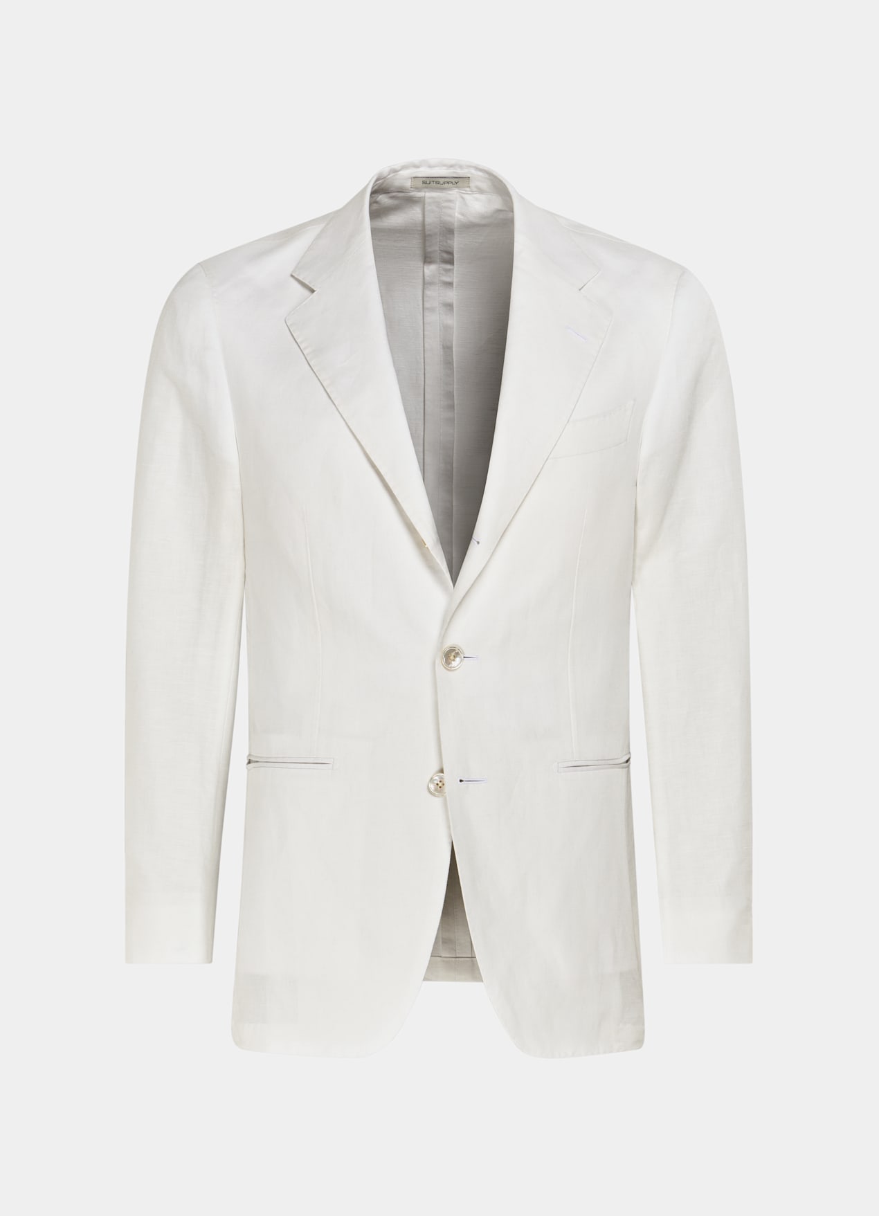 Costume Havana coupe Tailored blanc cassé