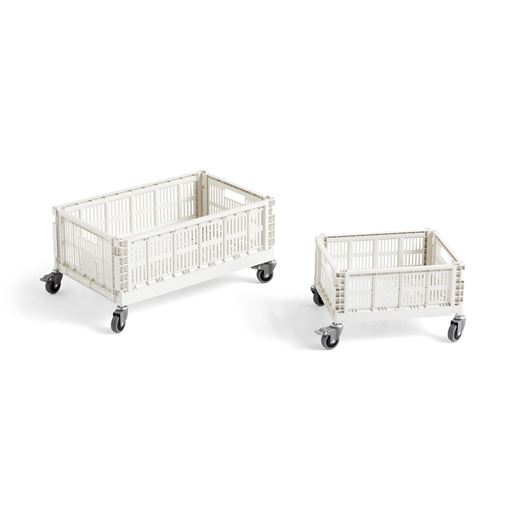 HAY Colour Crate Medium 4-pak Hjul