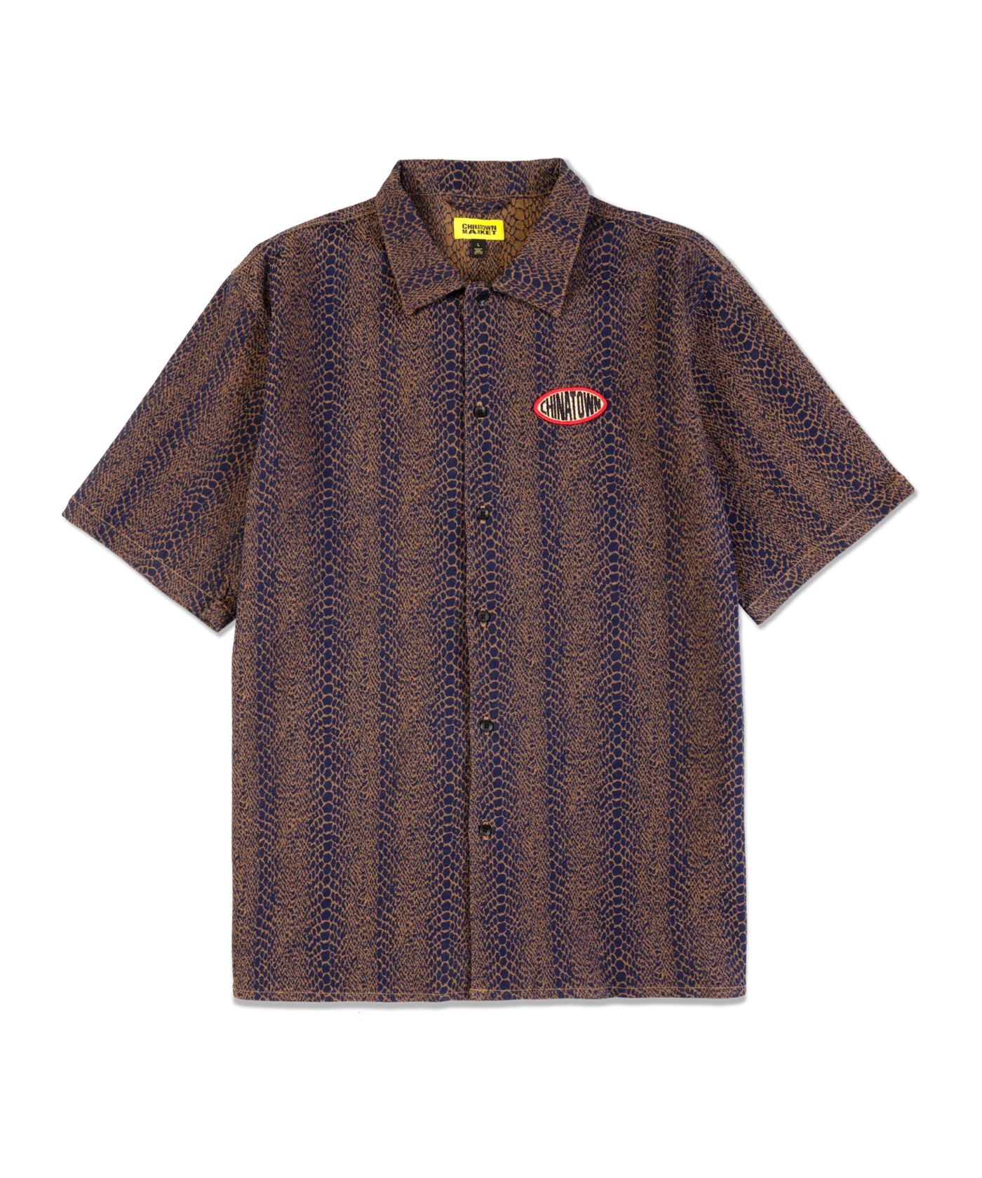 Market Snakeskin Hemd Rot